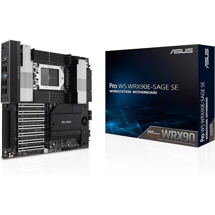 خرید Asus Pro WS WRX90E-SAGE SE E-ATX Workstation Motherboard - AMD Chipset